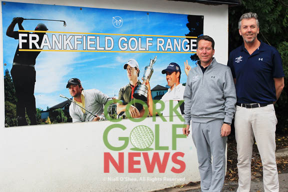 PGA Professionals Michael Ryan and David Whyte pictured at Frankfield Golf Academy. Picture: Niall O'Shea