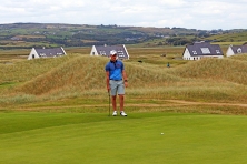 Alan Riordan (Blarney) in action at the South of Ireland Championship at Lahinch. Picture: Niall O'Shea